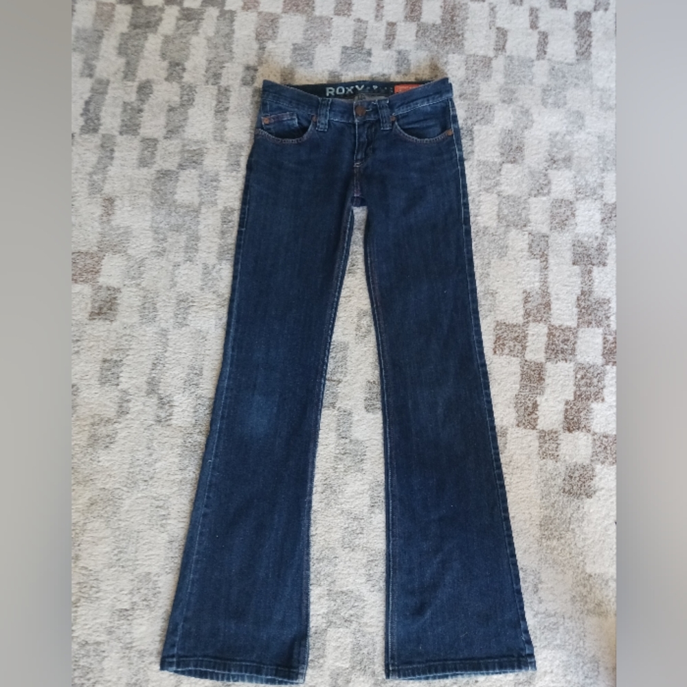 Roxy Flare Fit Sunset Beach Jeans size 0 hipsters